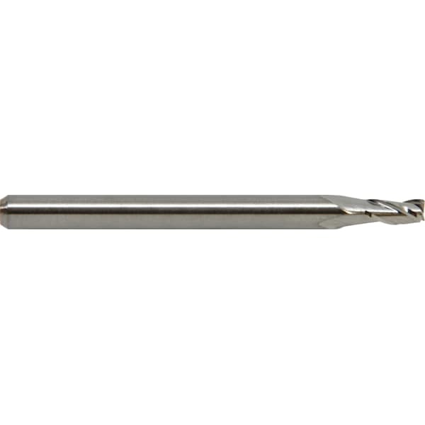 Tuffcut Gp 3 Flute End Mill Stub, 3/32